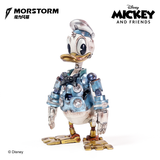 Morstorm Disney Mickey and Friends Mecha Series Future Exploration Mechanical Cyberpunk Donald Duck 6" PVC Figure