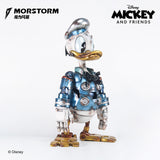 Morstorm Disney Mickey and Friends Disney Art Statue Mecha Series Future Exploration Mechanical Cyberpunk Donald Duck 11" Polystone Statue