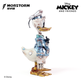 Morstorm Disney Mickey and Friends Mecha Series Future Exploration Mechanical Cyberpunk Donald Duck 6" PVC Figure