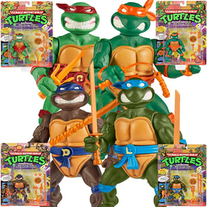 Playmates Teenage Mutant Ninja Turtles Classic Storage Shell Action Figure 4-Pack