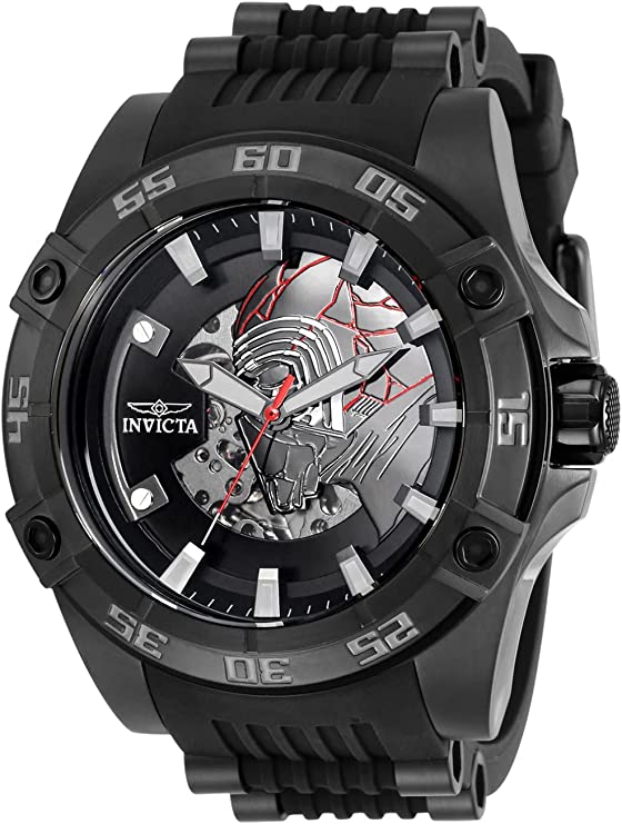 Invicta Star Wars Kylo Ren Automatic Men's Watch - 52mm, Black, Gunmetal 31691