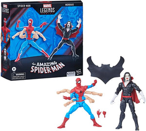 Hasbro Marvel Legends Series  Walmart Excluisve Spider-Man vs Morbius Action Figures