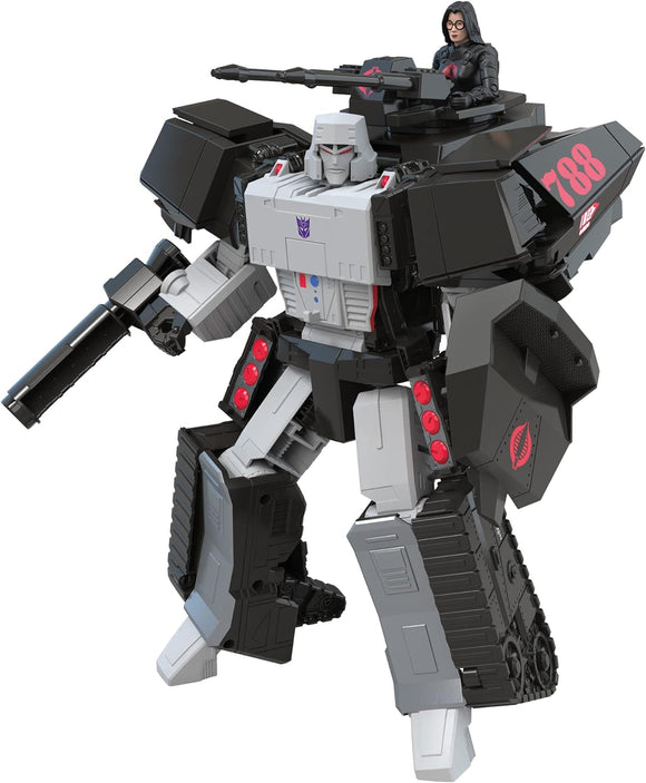 Hasbro Transformers Generations Collaborative: G.I. Joe Mash-Up, Megatron H.I.S.S. Tank with Cobra Baroness Figure