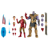 Hasbro Marvel Legends Infinity Saga Avengers Endgame Iron Man 85 vs. Thanos 6-Inch Action Figures Set