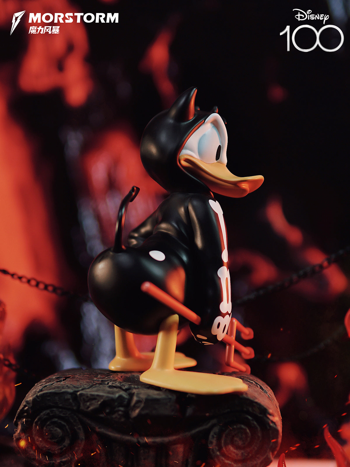 Disney ドナルド　フィギュア　 MORSTORM ダーク　Devil Morstorm Disney Mickey and Friends Disney 100th Anniversary Series
