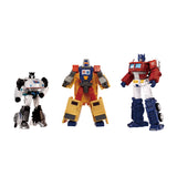 Hasbro Takara Tomy Transformers Dramatic Capture Series DCS-2 Autobot Headquarters Jazz, Mainframe, and Optimus Prime Set