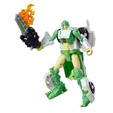 Hasbro Transformers Generations War for Cybertron Siege Deluxe Class Autobot Greenlight with Dazzlestrike