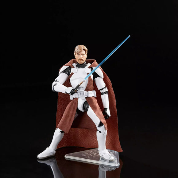 Hasbro Star Wars The Black Series 6-inch Clone Commander Obi-Wan Kenobi Exclusive Figure