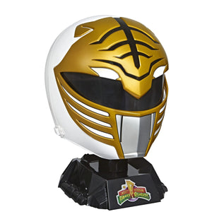Hasbro Mighty Morphin Power Rangers Lightning Collection White Ranger 1:1 Scale Wearable Helmet