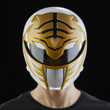 Hasbro Mighty Morphin Power Rangers Lightning Collection White Ranger 1:1 Scale Wearable Helmet