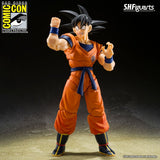Bandai Tamashii Nations S.H.Figuarts SDCC 2024 Dragon Ball Z Son Goku & Son Gohan -Kid & Kintoun Figure