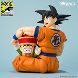 Bandai Tamashii Nations S.H.Figuarts SDCC 2024 Dragon Ball Z Son Goku & Son Gohan -Kid & Kintoun Figure