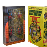 NECA SDCC 2023 Exclusive Teenage Mutant Ninja Turtles III Movie Samurai 4 Pack