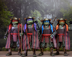 NECA SDCC 2023 Exclusive Teenage Mutant Ninja Turtles III Movie Samurai 4 Pack