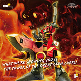 POSE+ METAL Series (Tenga Toppa Gurren Lagann) Gurren Lagann Dai-Gurren Diecast Figure