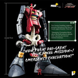 POSE+ METAL Series (Tenga Toppa Gurren Lagann) Gurren Lagann Dai-Gurren Diecast Figure