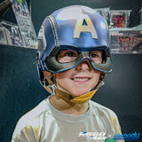 Killerbody Marvel Captain America 1:1 Wearable Helmet & Bluetooth Speaker Stand