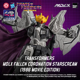Threezero Transformers MDLX Scale Fallen Coronation Starscream (1986 Movie Edition) Diecast Action Figure
