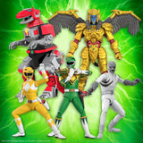 Super7 Mighty Morphin Power Rangers ULTIMATES! Wave 1 - Complete Set of 5 Green Ranger, Yellow Ranger, Goldar, Putty Patroller & Tyrannosaurus Dinozord