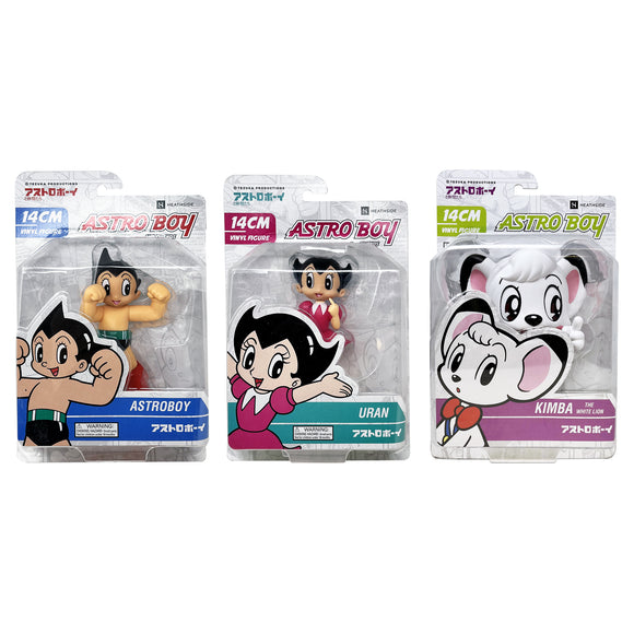 Astro Boy and Friends Set of 3 PX Previews Exclusive Figures Astro Boy, Uran & Kimba