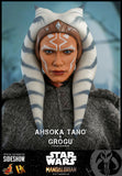 Hot Toys Star Wars The Mandalorian - Television Masterpiece Series DX21 Ahsoka Tano and Grogu 1/6 Scale Collectible Figure Set