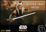 Hot Toys Star Wars The Mandalorian - Television Masterpiece Series DX21 Ahsoka Tano and Grogu 1/6 Scale Collectible Figure Set