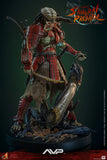 Hot Toys Alien VS Predator: Akaoni Samurai Predator by Takayuki Takeya 1/6 Scale 12" Collectible Figure