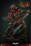 Hot Toys Alien VS Predator: Akaoni Samurai Predator by Takayuki Takeya 1/6 Scale 12" Collectible Figure