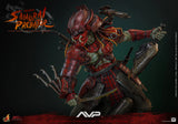 Hot Toys Alien VS Predator: Akaoni Samurai Predator by Takayuki Takeya 1/6 Scale 12" Collectible Figure