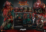 Hot Toys Alien VS Predator: Akaoni Samurai Predator by Takayuki Takeya 1/6 Scale 12" Collectible Figure