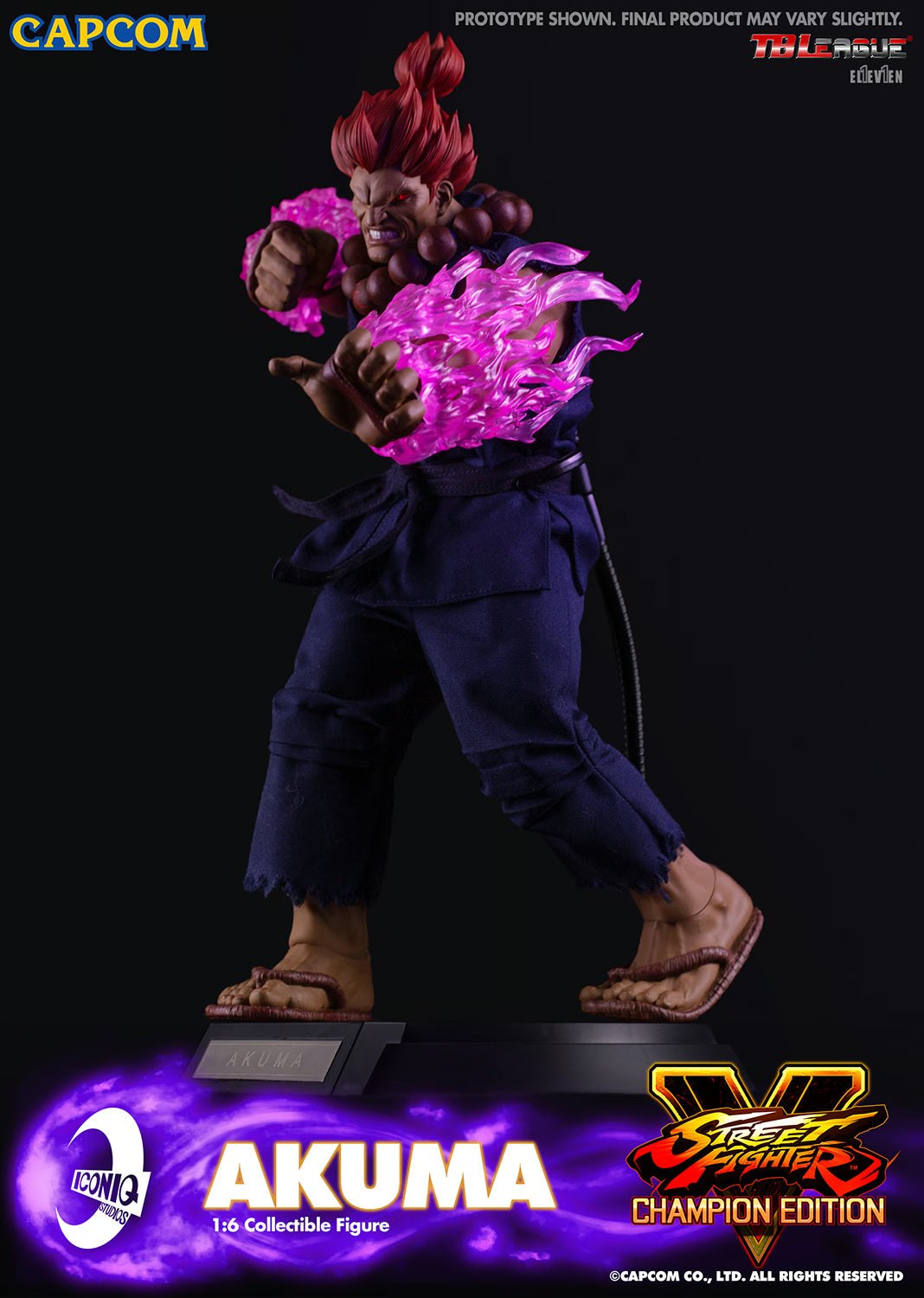 Iconiq Studios Street Fighter V Iconiq Gaming Series Akuma 1