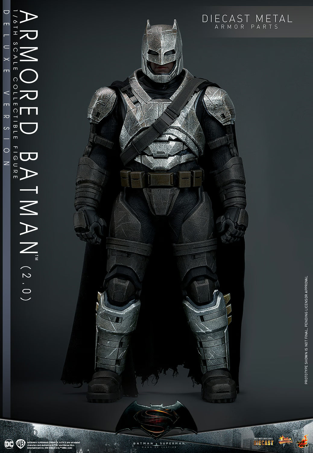 t*6様 ホットトイズ　アーマード・バットマン (2.0/デラックス版) ホットトイズ新作！『バットマン vs スーパーマン』のアーマード