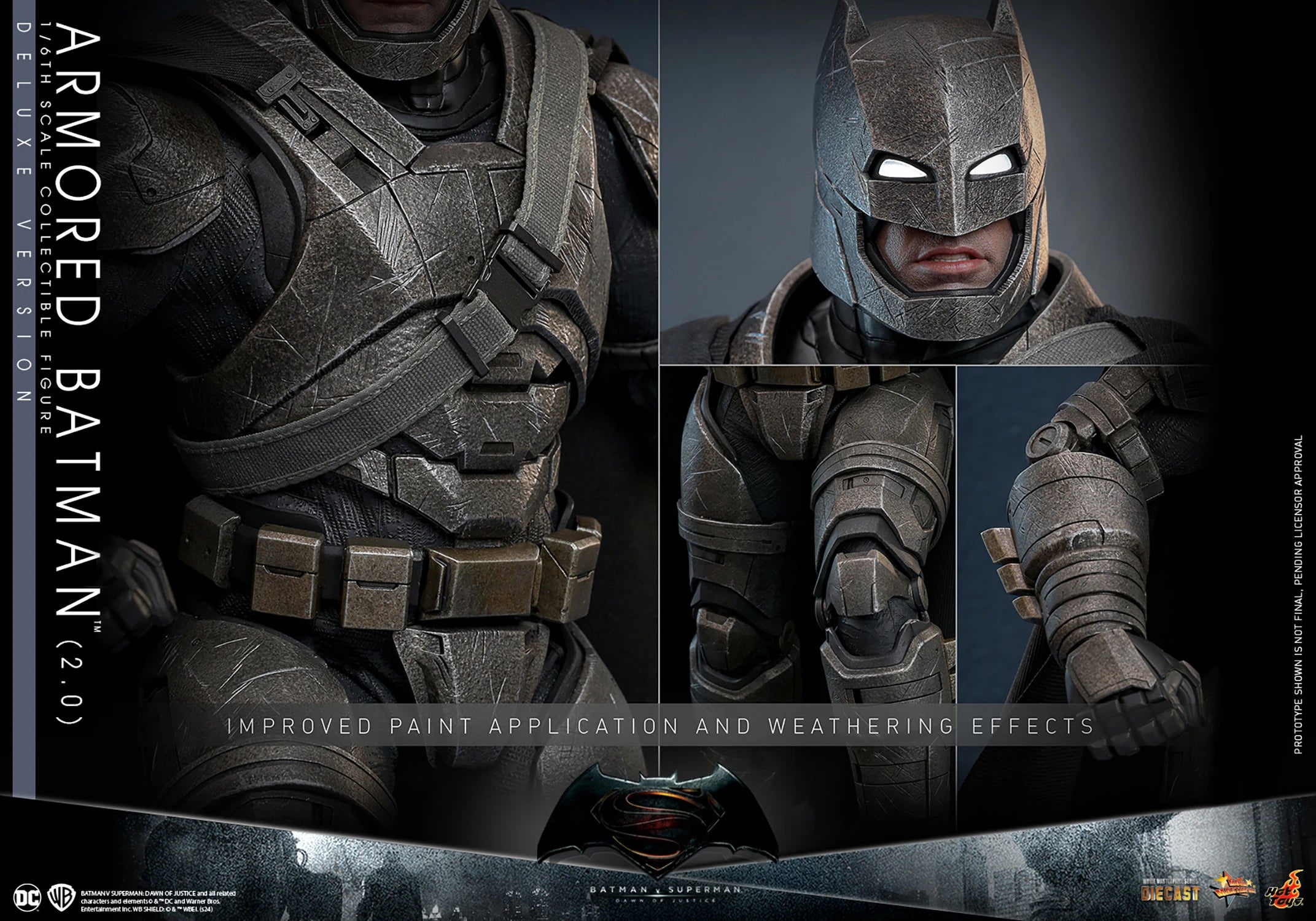 Hot Toys DC Comics Batman v Superman: Dawn of Justice Armored