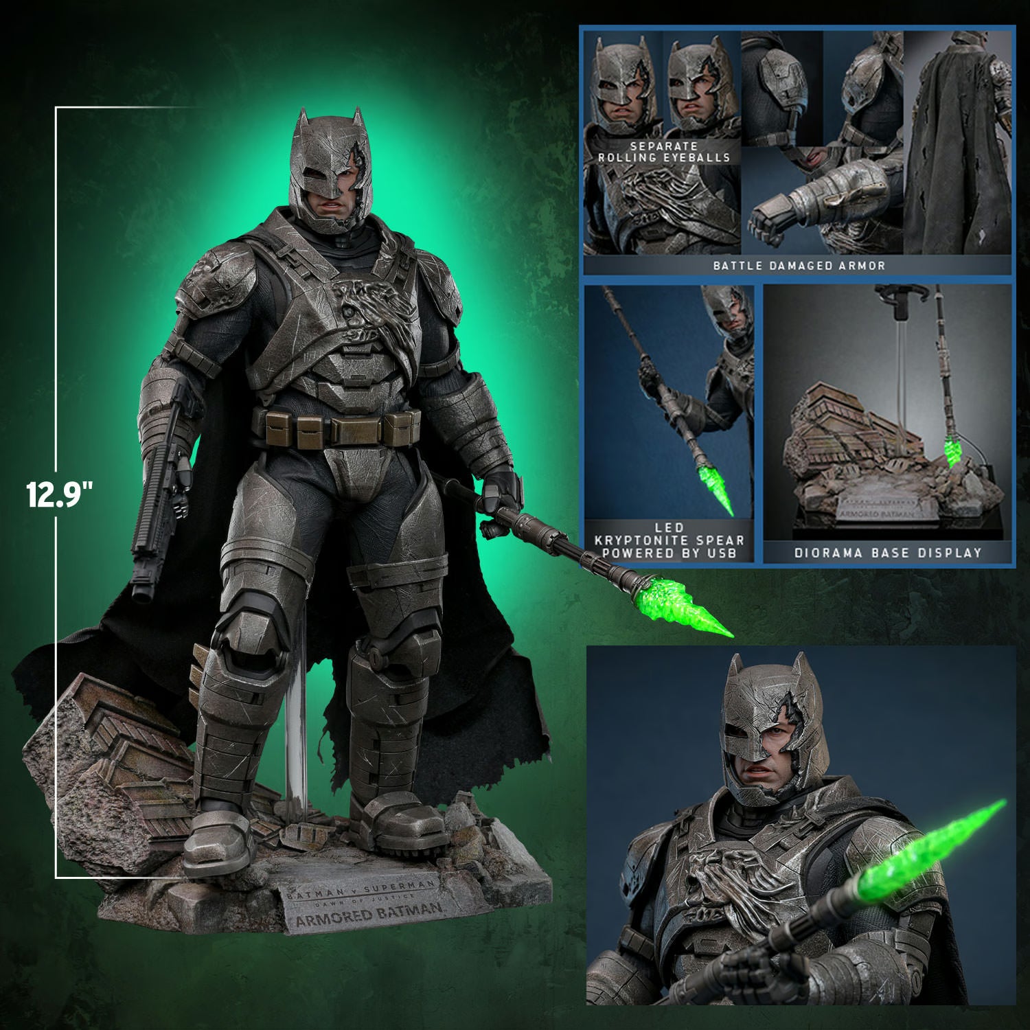 Hot Toys DC Comics Batman v Superman: Dawn of Justice Armored