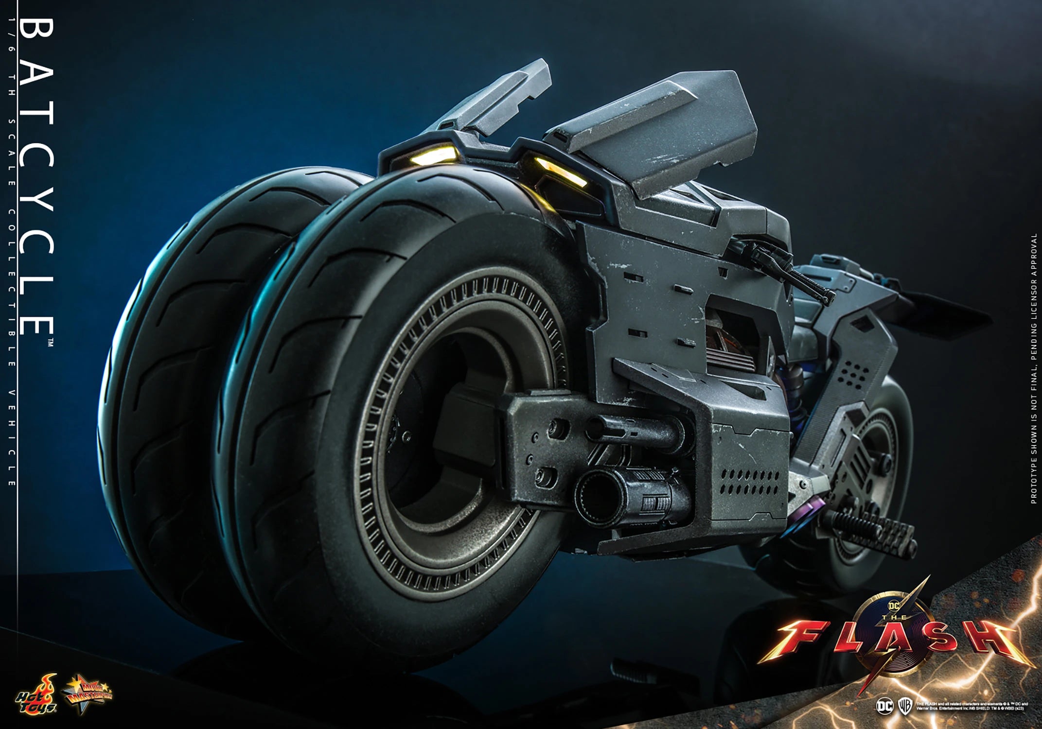 Hot Toys DC The Flash (2023) Batcycle 1/6 Scale Collectible Figure