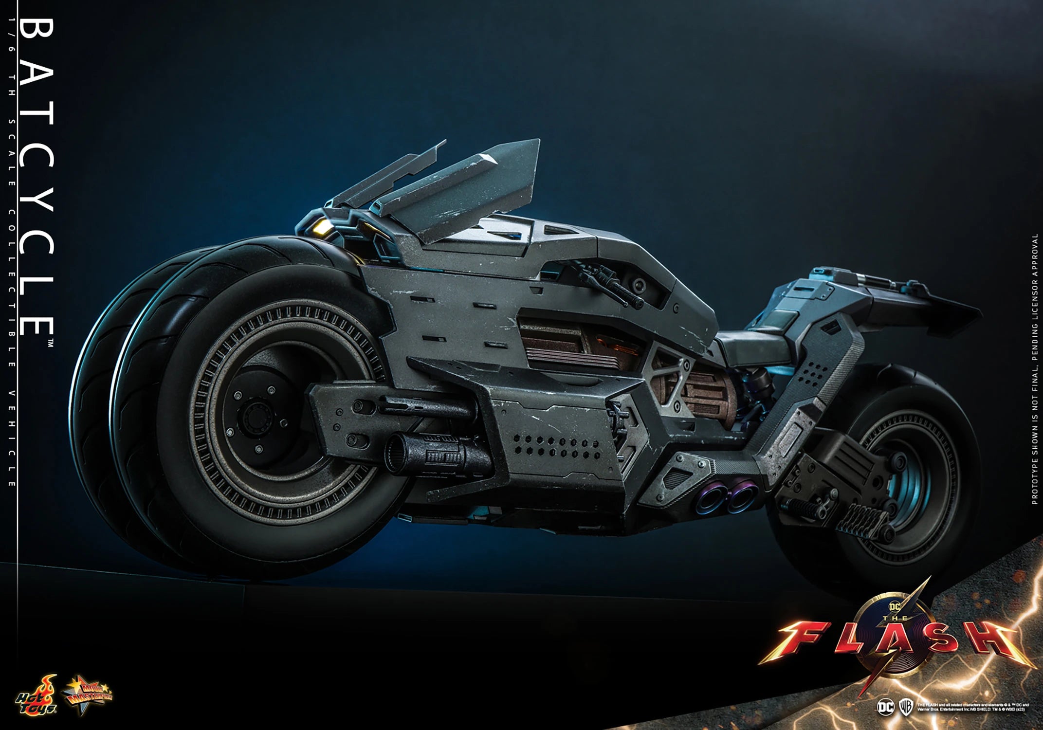 Hot Toys DC The Flash (2023) Batcycle 1/6 Scale Collectible Figure