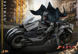 Hot Toys DC The Flash (2023) Batman and Batcycle 1/6 Scale 12" Collectible Figure Set