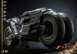 Hot Toys DC The Flash (2023) Batman and Batcycle 1/6 Scale 12" Collectible Figure Set