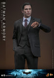 Hot Toys DC Comics The Dark Knight Batman Armory with Bruce Wayne (2.0) 1/6 Scale 12" Collectible Figure Set