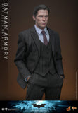 Hot Toys DC Comics The Dark Knight Batman Armory with Bruce Wayne (2.0) 1/6 Scale 12" Collectible Figure Set