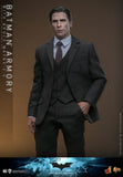 Hot Toys DC Comics The Dark Knight Batman Armory with Bruce Wayne (2.0) 1/6 Scale 12" Collectible Figure Set