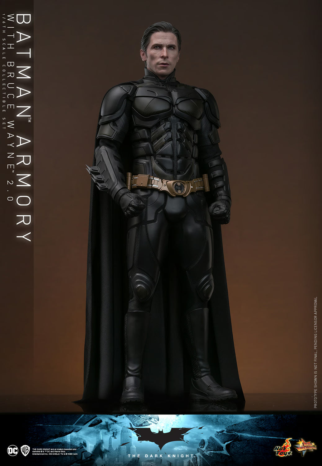 Hot Toys DC Comics The Dark Knight Batman Armory with Bruce Wayne
