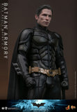 Hot Toys DC Comics The Dark Knight Batman Armory with Bruce Wayne (2.0) 1/6 Scale 12" Collectible Figure Set