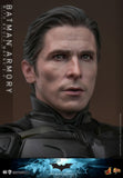 Hot Toys DC Comics The Dark Knight Batman Armory with Bruce Wayne (2.0) 1/6 Scale 12" Collectible Figure Set