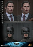 Hot Toys DC Comics The Dark Knight Batman Armory with Bruce Wayne (2.0) 1/6 Scale 12" Collectible Figure Set