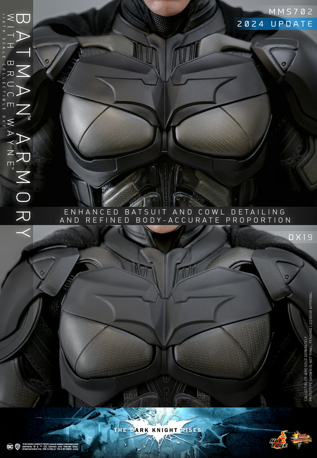 Hot Toys The Dark Knight Rises Batman Armory with Bruce Wayne 1/6