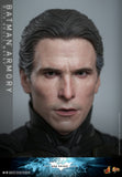 Hot Toys The Dark Knight Rises Batman Armory with Bruce Wayne 1/6 Scale 12" Collectible Figure Set
