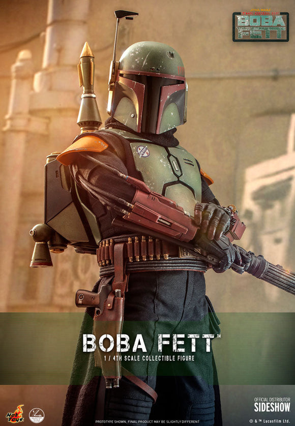 Hot Toys Star Wars The Mandalorian Quarter Scale Series - The Book of Boba Fett Boba Fett 1/4 Quarter Scale Collectible Figure