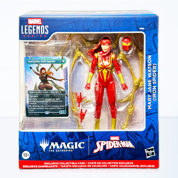 Hasbro Marvel Legends Series Magic The Gathering Mary Jane Watson (Iron Spider) 6-Inch Action Figure