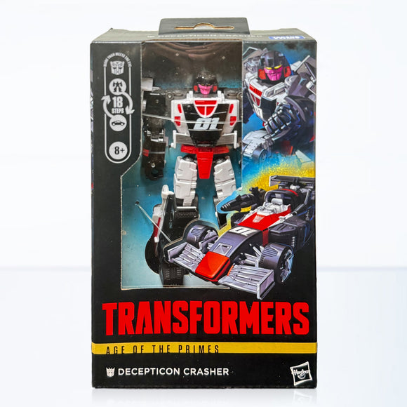Hasbro Transformers Age of the Primes Deluxe Class Decepticon Crasher Action Figure